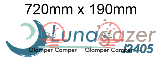 Jurgens Lunagazer new logo decal - single