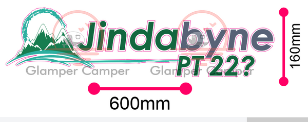 Jurgens Jindabyne logo decal - to suit dropdown table