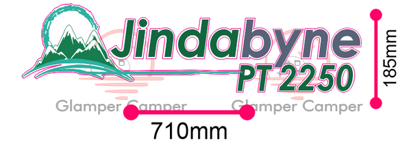 Jurgens Jindabyne logo decal - sides