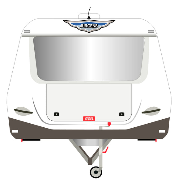 Jurgens Front & Rear Logo decal