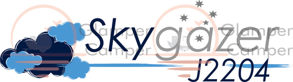 Jurgens Skygazer logo decal