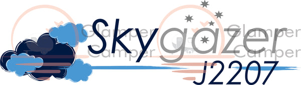 Jurgens Skygazer logo decal